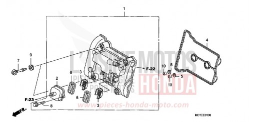 CYLINDER HEAD COVER FJS600A6 de 2006